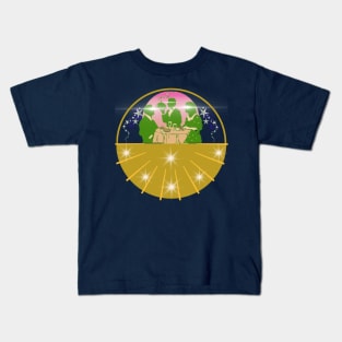 Fine Dining in space Kids T-Shirt